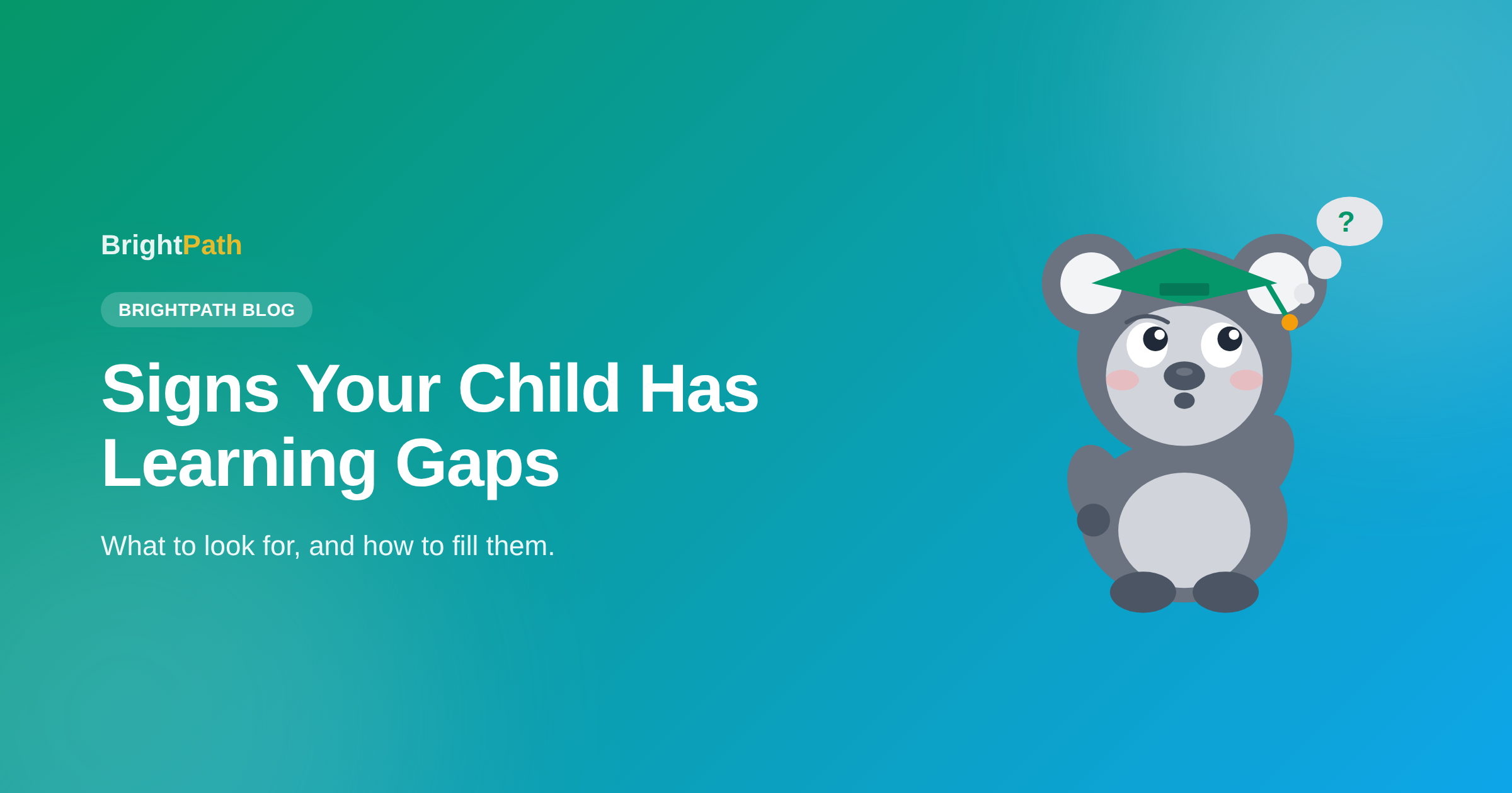 Signs your child has learning gaps